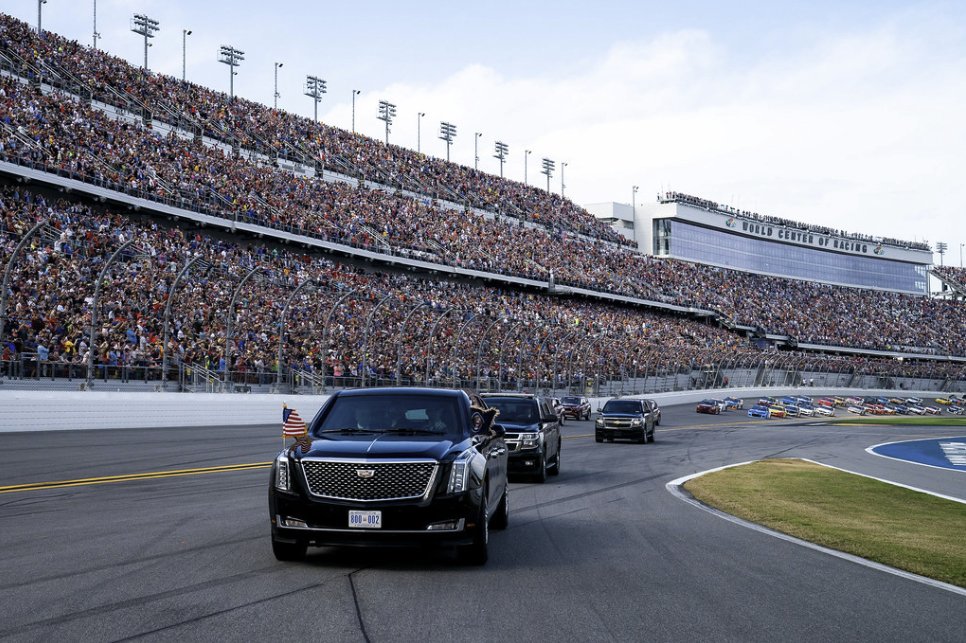 The Daytona 500 is this weekend... Remember when we actually had a President to be proud of? #Trump2024