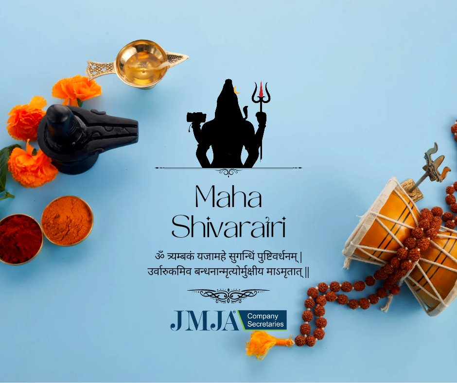 JMJALLP's tweet photo. Wishing you all a very happy #Mahashivratri
#JMJA #shivratri https://t.co/2LUKi0IVZO