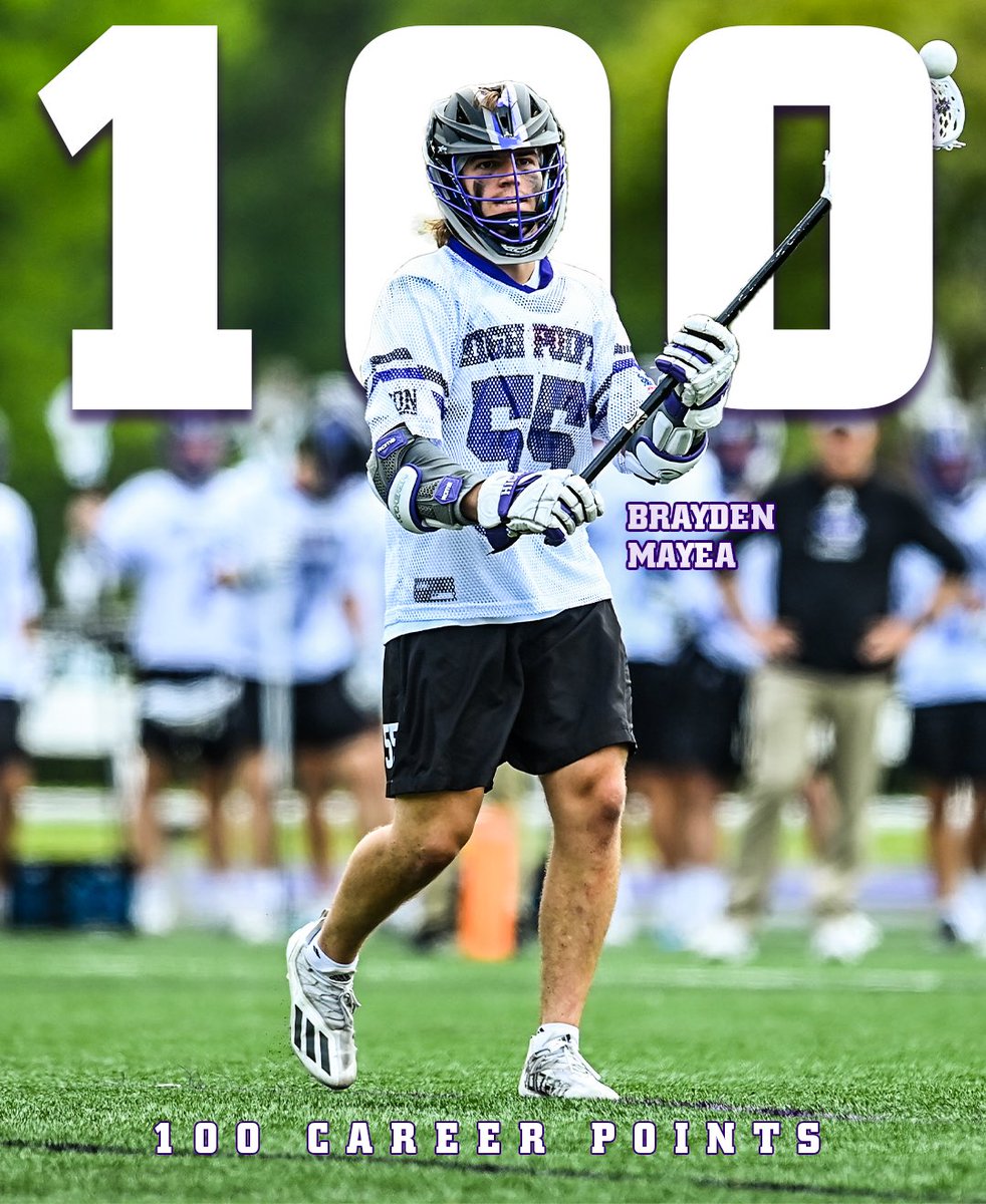 HPUMensLax's tweet photo. 1️⃣0️⃣0️⃣

Welcome to the 100-point club Mayo!!!

#GoHPU https://t.co/RF6DTnPn45