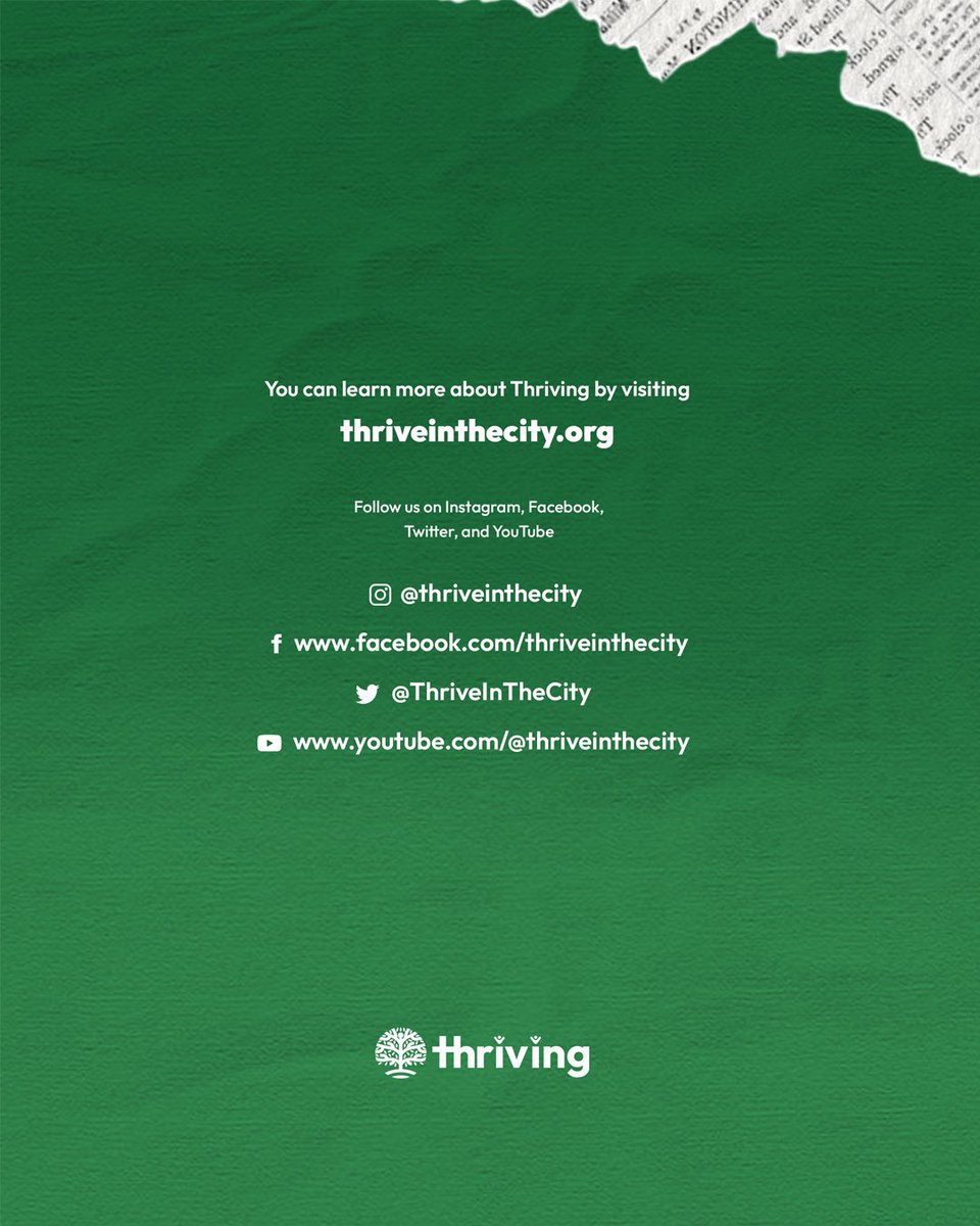 Thrive In The City tweet media