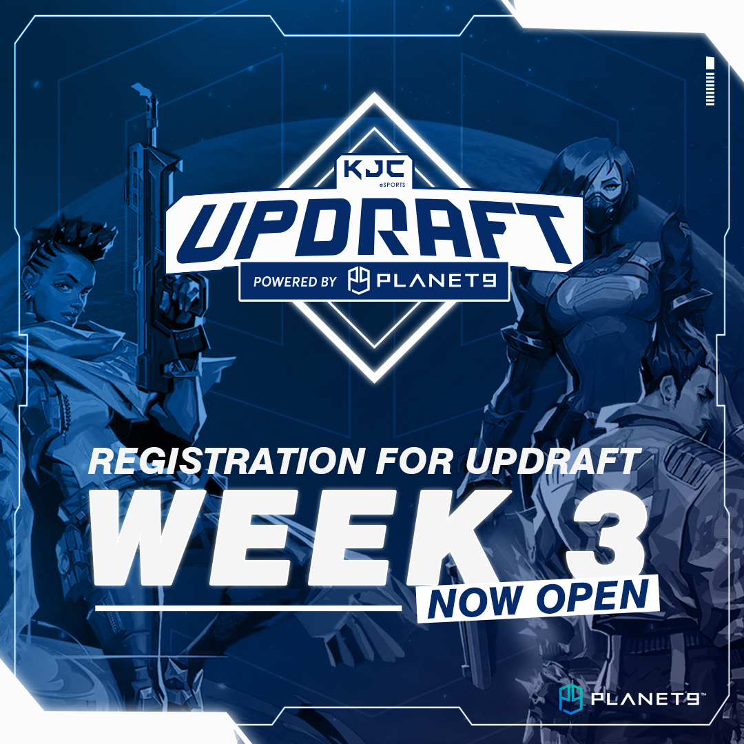 BuffUpGG's tweet photo. โซ Do you want to be on top? The only way is to ๐๐ฅ๐๐ง๐๐๐ฉ. โซ
No more waiting. ๐๐๐ ๐๐๐๐๐๐๐ registration for week 3 is now open!
Register here:
๐น https://t.co/andN696Bux
Official Sponsor: @planet9gg๐
#masteryourplay #welcomelanding #valorant #KJCUpdraft https://t.co/bPUcQXfQGt