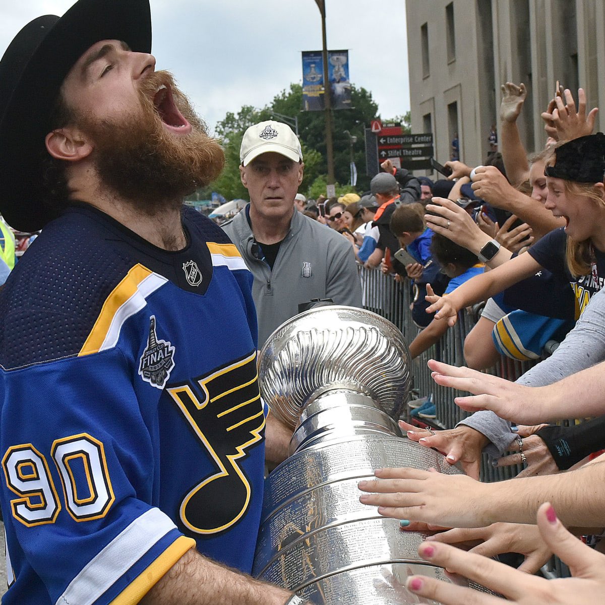 gatewaygrinders's tweet photo. There is no Stanley Cup without Ryan O’Reilly. The heart and soul of the Blues for the last 4 years. Until we meet again captain #stlblues https://t.co/tIlt80qWOr