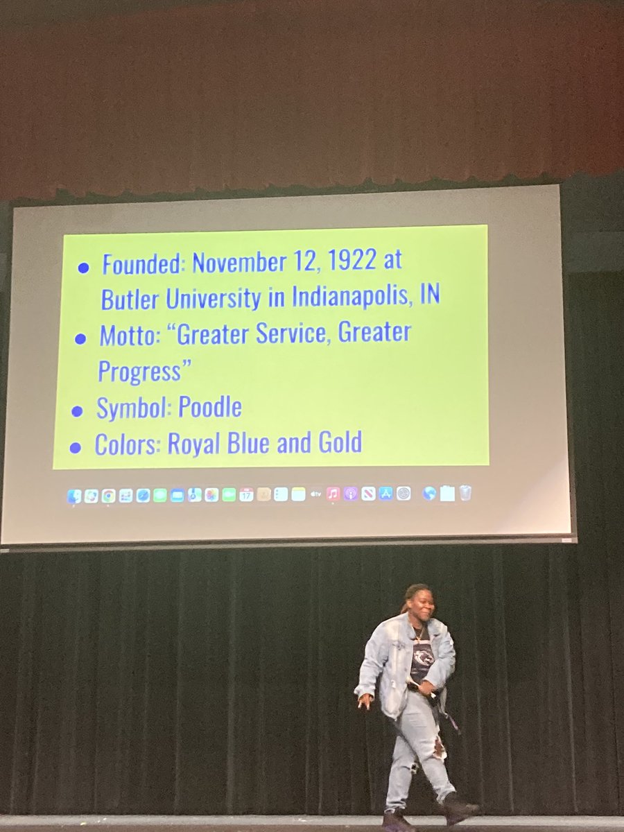 RidgeView_2023's tweet photo. Our Blazer students had fun and learned important information about the Divine Nine Organizations! Our Ridge View family would like to thank all the members that are apart of this amazing organization showing Greek and Blazer pride! https://t.co/hlMwo3O5Tz