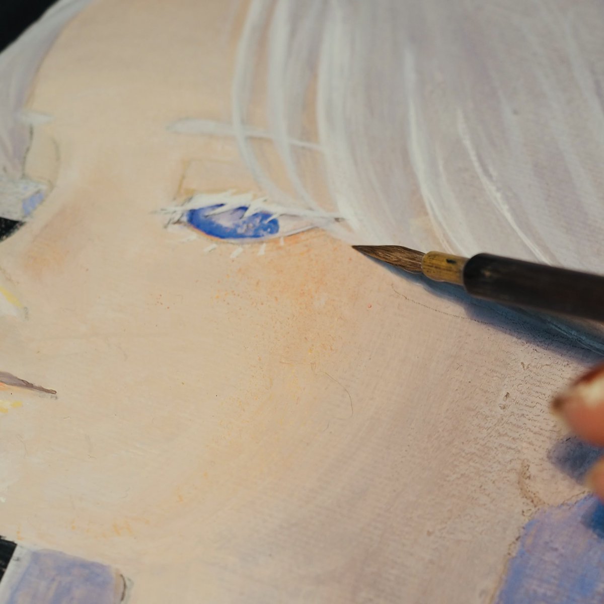 inori1102's tweet photo. 展示作品制作中の様子👀 https://t.co/kQa6AIeshC