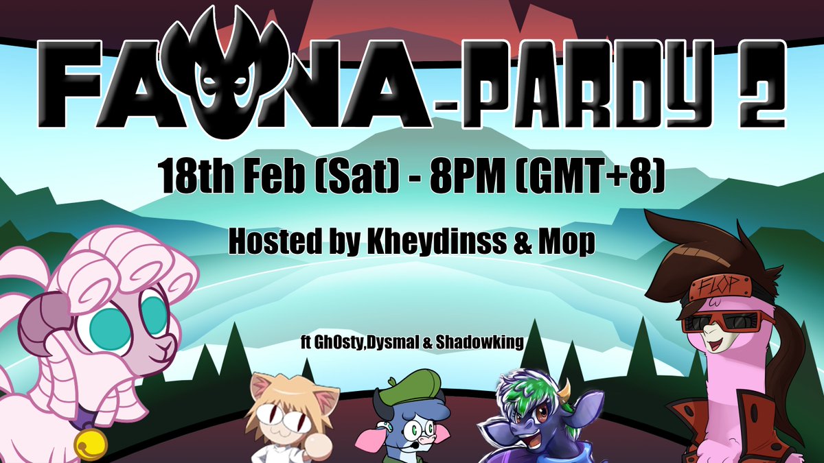 TFHFauna's tweet photo. Tonight at 8pm, @Kheydinss (co-hosted with @skyie_fyire) will be presenting FAUNA-Pardy 2!

Themed Jeopardy game show featuring participants Gh0sty, @realdysmal, and @mariofan48 !

#tfh #themsfightinherds https://t.co/kDaYeuGRrO