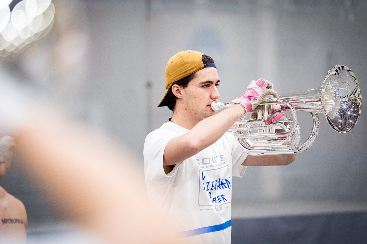 dcicolts's tweet photo. Our brass is getting all settled in here at Monmouth College! Starting off the night with some visual!

#Colts23 🔺 https://t.co/lbctsu8FjQ
