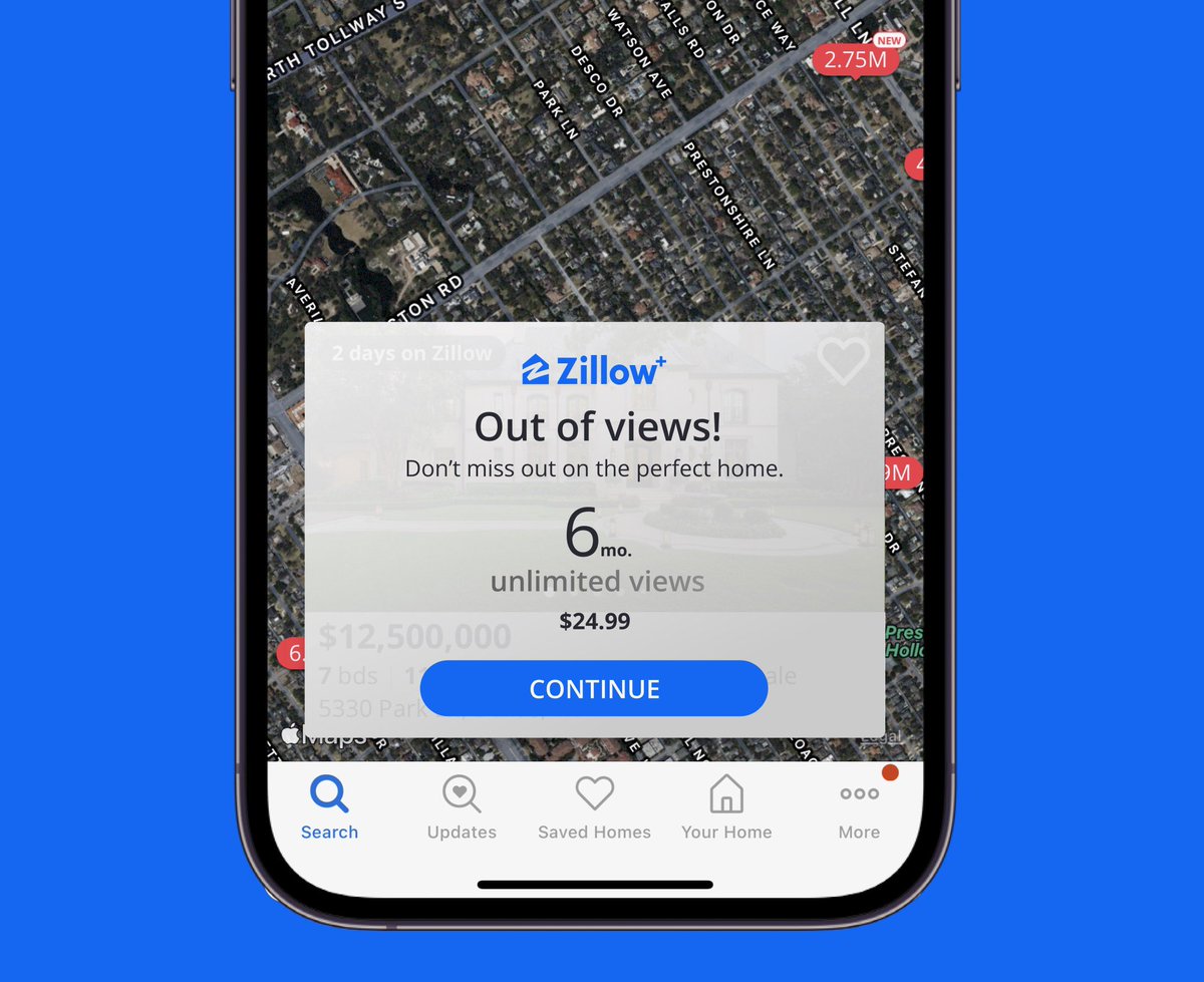 Zillow, but it’s paywalled 👀