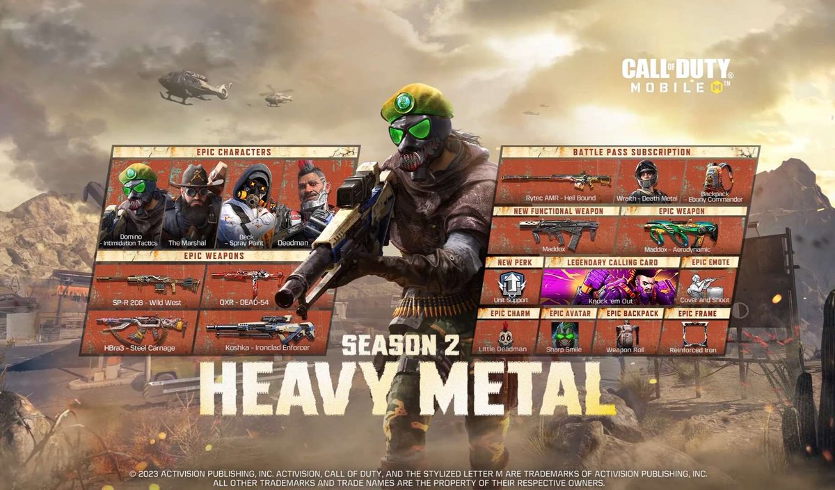 GTA6Wire's tweet photo. Season 2: Heavy Metal Battle Pass https://t.co/gJfK0tneV0