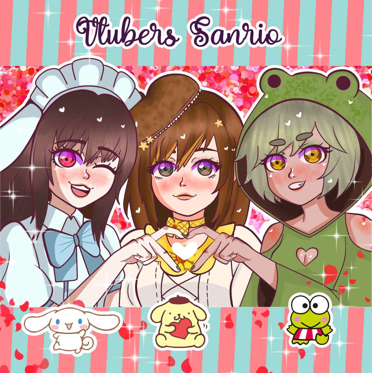 AmaiChanvt's tweet photo. Que divertido Stream el dia de hoy !! 
Gracias por pasarse, gracias a los nuevos y sobre todo Gracias a @ranaary_Vt por la Raid ❤️❤️ 
Imagencita del recuerdo ❤️

#vtuber #vtubercollab #sanrio https://t.co/ZHNGBFNfYE
