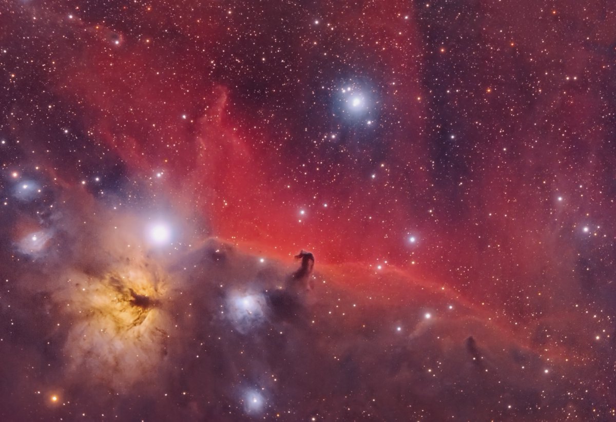 PeterThelen3's tweet photo. Mit SIRIL gestakkt und mit GraXpert den Hintergrund bearbeitet.
Des weiteren mit Noisless minimal entrauscht und mit NickCollection Filter etwas mehr Farbe ins Spiel gebracht.
Im RAW Converter und PS CC den Feinschliff gegeben.
Und das alles mit dem Mac https://t.co/Eco8Mp887y