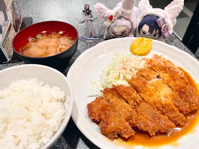 ひめちゃんとうさにこもちとうさちょもち、とんかつだよ 