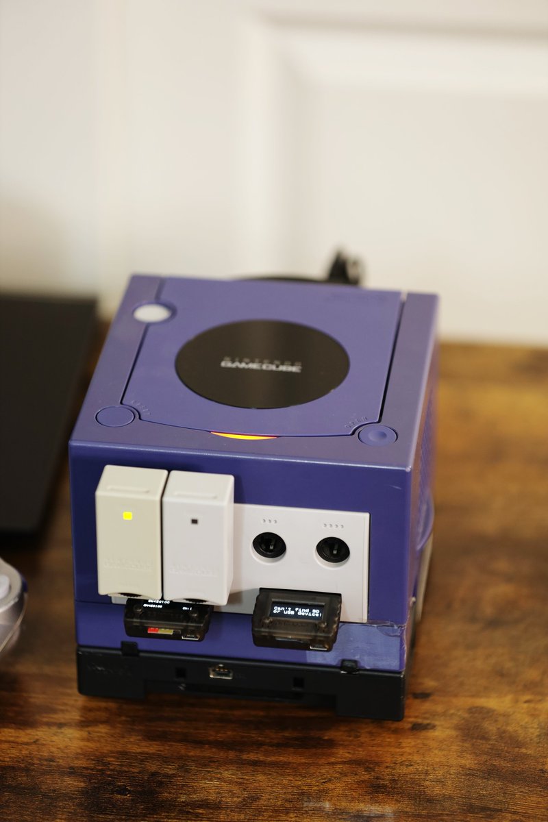 hyp36rmax's tweet photo. YOLO GameCube #MEMCARDPROGC 😎 @8bitmods https://t.co/Ha7PADo4FJ