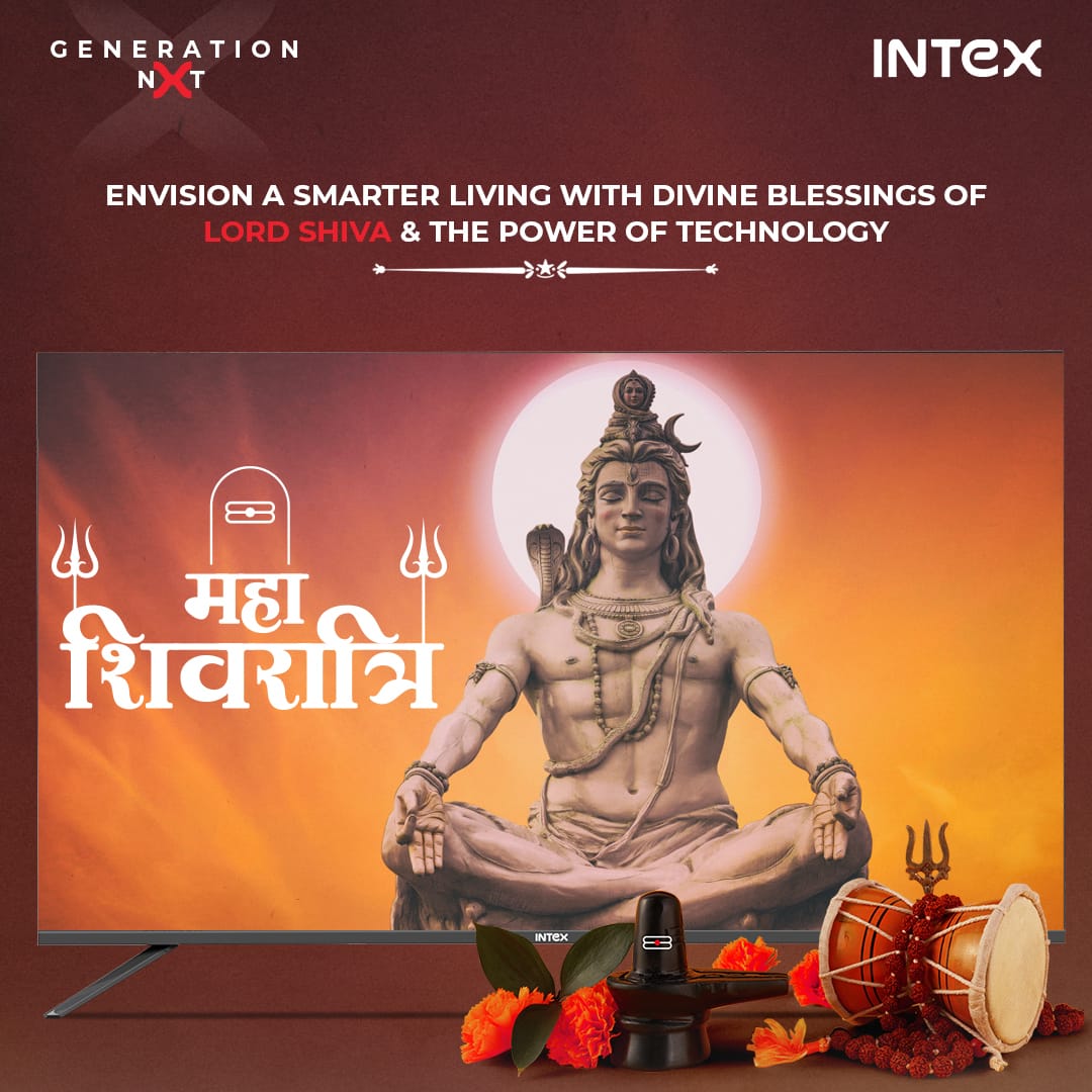 IntexBrand's tweet image. Let the spirit of innovation and tradition unite this Maha Shivratri with Intex
.
.
.
.
.
#IntexInnovates
#TechnologyAndTradition
#MahashivratriWithIntex
#InnovativeCelebrations
#SpiritOfInnovation