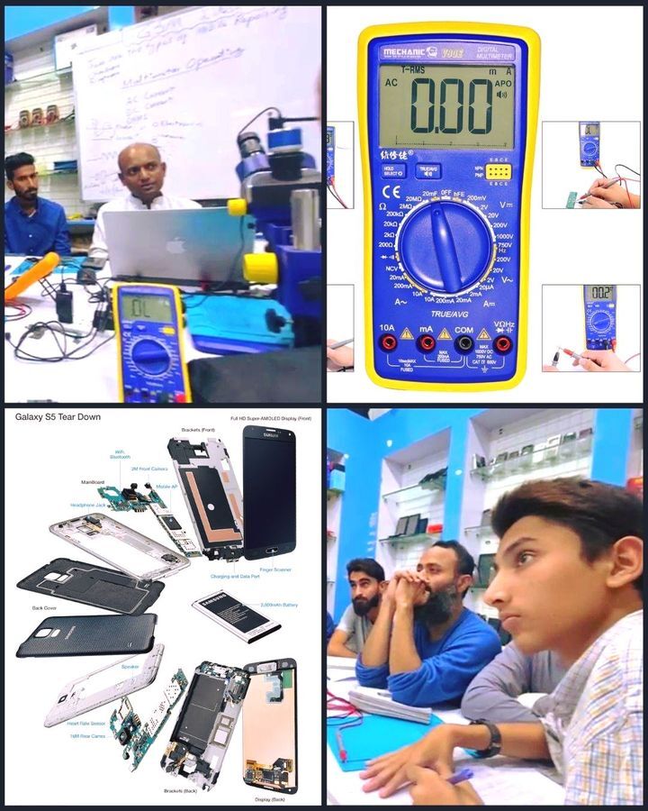 MuhammadAsiFaz's tweet image. Giving multimeter and smartphone parts testing Classe🙂✅Online Classes Available✅2-4 Hour Class Per Day✅Certificate After Course✅100% Job &amp;amp; Business Support #multimeteruse #mobilerepairing #course #tvsdiode #class #mobiletechnology #muhammadasifazeemi #mobilerepairingonline