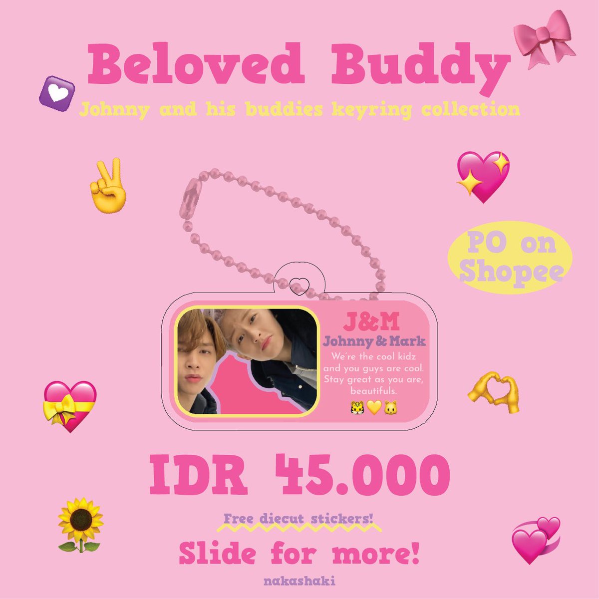 NAKASHAKl's tweet photo. 𝐁𝐞𝐥𝐨𝐯𝐞𝐝 𝐁𝐮𝐝𝐝𝐲
— @_johnnysuh with his beloved buddies in a keyring 

IDR 45.000
Available NCT &amp; WayV members 💗

WW G.O please DM

INA shop here (PO Mode)
🍊 https://t.co/o0Jdx1tDnG

Look at the catalogue on this thread ⬇️⬇️

[Share and support are appreciated] https://t.co/TknPM9SCNc