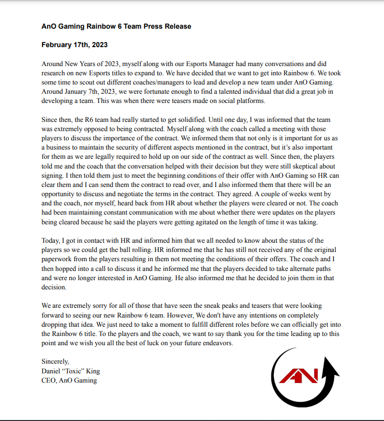 AnO Gaming tweet media