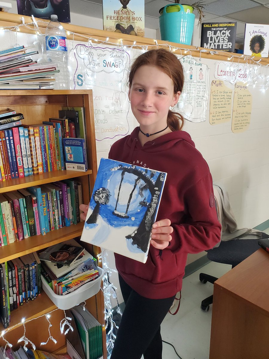 MsPenuela's tweet photo. The paint club was a success! @StIsidoreOCSB students are ARTISTS. They were so proud with their finishes product. #ocsbart #oscb #ocsbBeCommunity https://t.co/5IZWeCDiH3