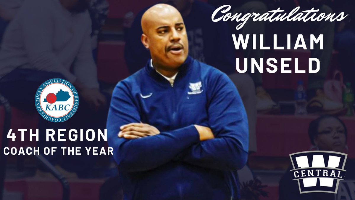 Congratulations to <a href="/DubCHoops/">Dragon Basketball</a> Head Coach William Unseld (<a href="/will323012/">Coach Unseld</a>) for being named the <a href="/KABCoaches/">Kentucky Association of Basketball Coaches</a> 4th Region Coach of the year! Coach Unseld has led the Dragons to a 27-1 regular season and a #1 ranking in almost every poll across the Commonwealth of Kentucky.