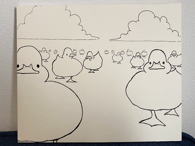 めちゃ大きい絵。たのしい 