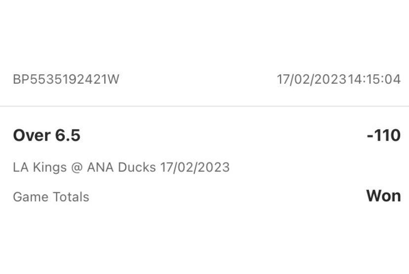 FIRSTLADYNHL's tweet image. 🚨RETWEET!!!

💰🏒💰🏒💰🏒💰🏒💰🏒💰🏒💰

🥳𝘼𝙉𝙊𝙏𝙃𝙀𝙍 𝙂𝙍𝙀𝘼𝙏 𝘿𝘼𝙔 𝙄𝙉 𝙏𝙃𝙀 𝙉𝙃𝙇!!!

Islanders ML=✅Winner
Rangers ML=✅Winner 
Kings/Ducks over 6.5=✅Winner (free play) 
Stars ML=Lose

#GamblingTwitter #NHL #bettingtwitter #bettingpicks #SportsGambling #NHLPicks