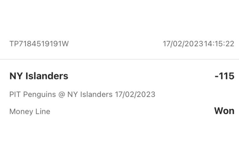 FIRSTLADYNHL's tweet image. 🚨RETWEET!!!

💰🏒💰🏒💰🏒💰🏒💰🏒💰🏒💰

🥳𝘼𝙉𝙊𝙏𝙃𝙀𝙍 𝙂𝙍𝙀𝘼𝙏 𝘿𝘼𝙔 𝙄𝙉 𝙏𝙃𝙀 𝙉𝙃𝙇!!!

Islanders ML=✅Winner
Rangers ML=✅Winner 
Kings/Ducks over 6.5=✅Winner (free play) 
Stars ML=Lose

#GamblingTwitter #NHL #bettingtwitter #bettingpicks #SportsGambling #NHLPicks
