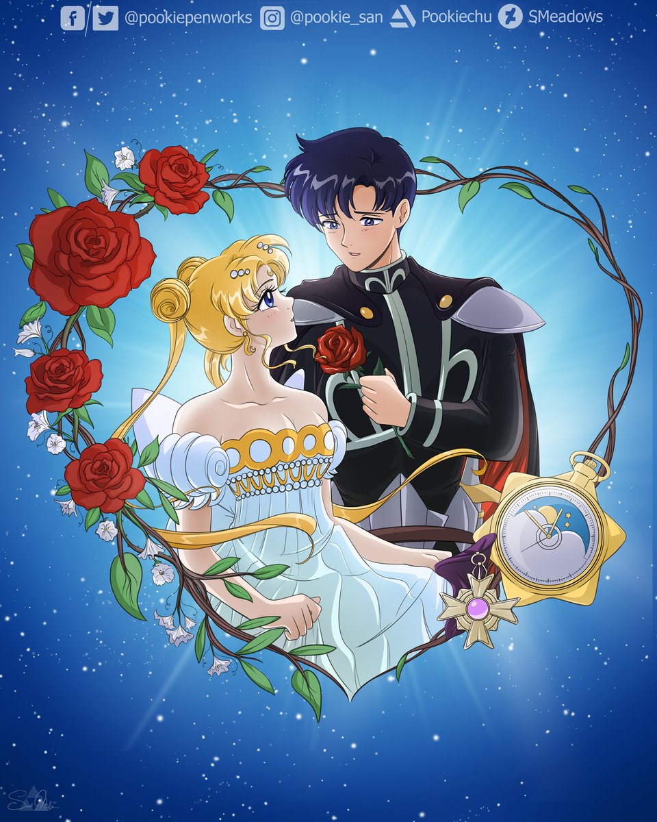 5th and final piece to my Valentine's week with the Senshi x Shitennou! It's been a heck of a week, but I feel like this one finishes strong. Hope you all enjoyed as much as I did! Thanks for taking this ride with me! <3 #sailormoon #princessserenity #endymion #senshixshitennou