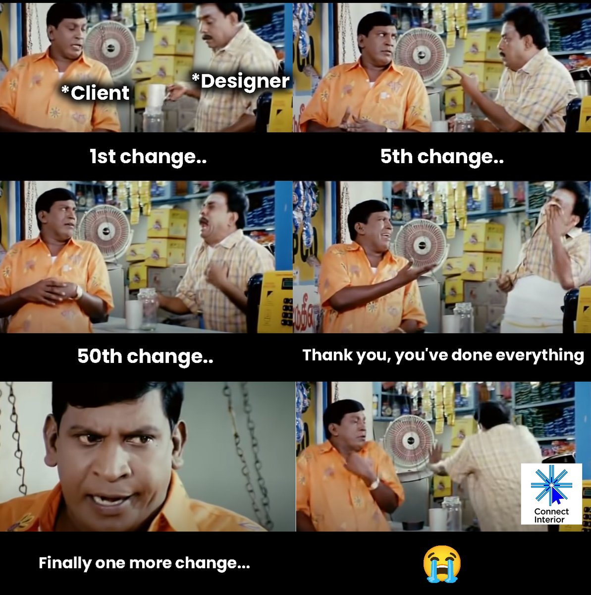 conectinterior's tweet photo. Client vs Interior Designer πππ
#memes #clientmemes #desigmemes #designermemes #interiormemes #interiordesignermemes #interiorfun #connectinteriormemes #connectinteriorteams #connectinterior https://t.co/G7tC1xdQfh