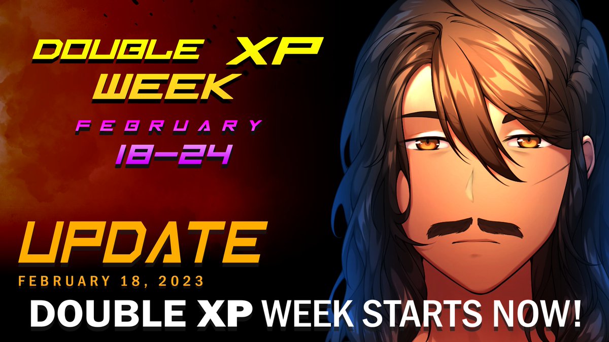PlayEspionage's tweet photo. The very first DOUBLE XP event for ESPIONAGE: Mafia Evolved begins now! For the next week, all Character and Player XP is doubled as well as all bonuses from challenges!

And... Season 2, with the introduction of AI, is coming in a matter of weeks!

https://t.co/8N8Ux4xJk2 https://t.co/DiL5b2kiET