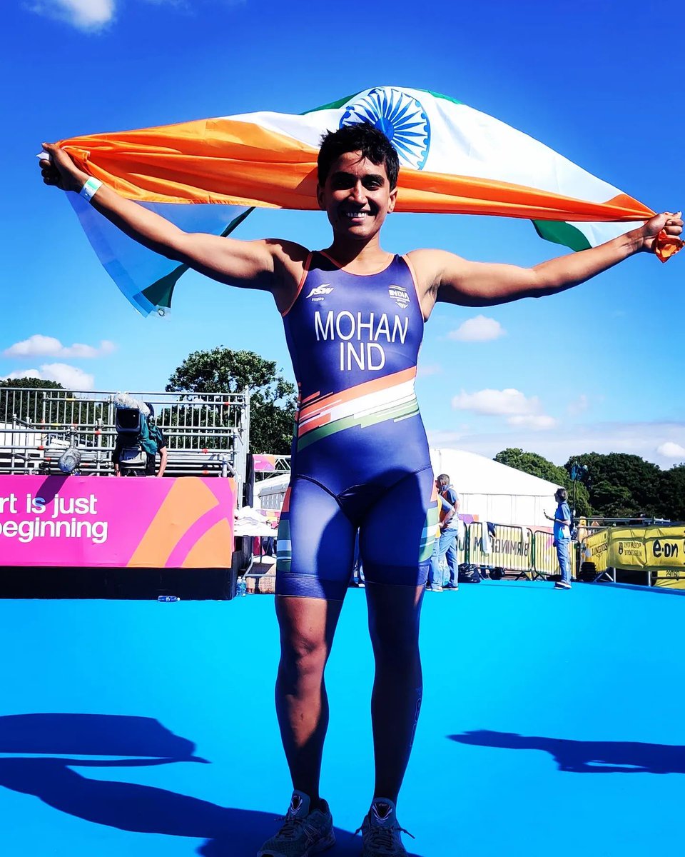 Indian Triathlete Pragnya Mohan has been selected in the International Olympic Committee's 'Young Leaders Programme' 2023-2026. Many congratulations to her🎉 #Athletics