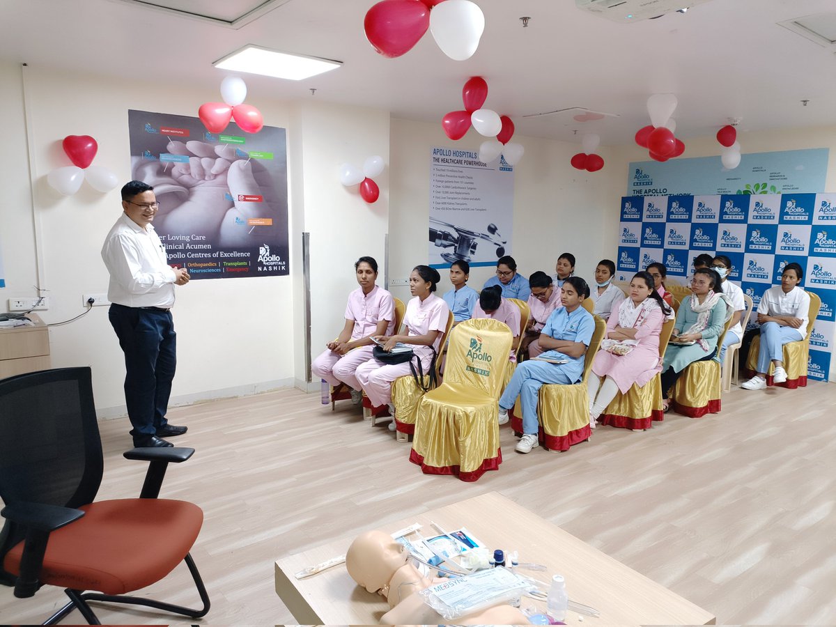 pravinhmd's tweet photo. CME training programme at #apollohospitals #nashik @hmdhealthcare #safeinjectionpractices #safety #NEEDLE https://t.co/U0zjEbHD2e