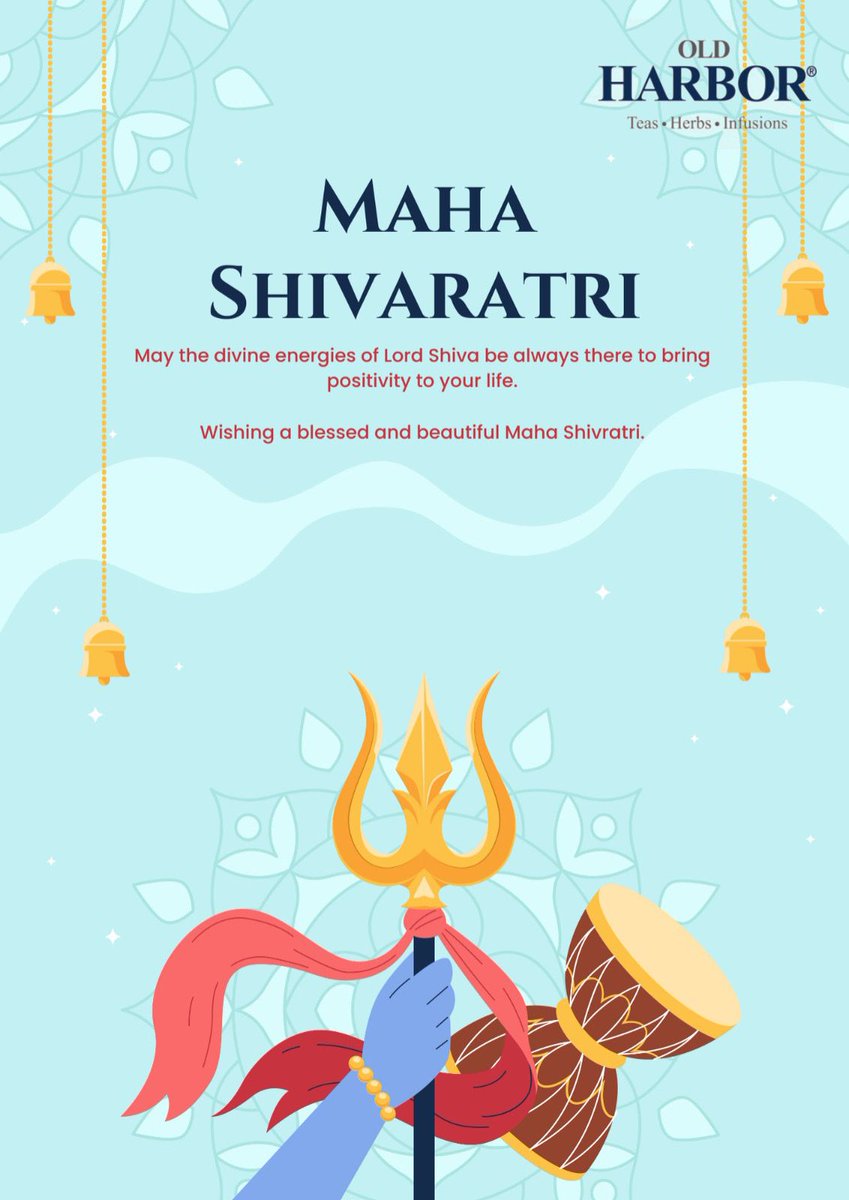 oldharbortea's tweet photo. May the divine energies of Lord Shiva be always there to bring positivity to your life. Wishing a blessed and beautiful Maha Shivratri.

#oldharbortea #महाशिवरात्रि #happymahashivratri #Mahadev https://t.co/TaMe3enO4i