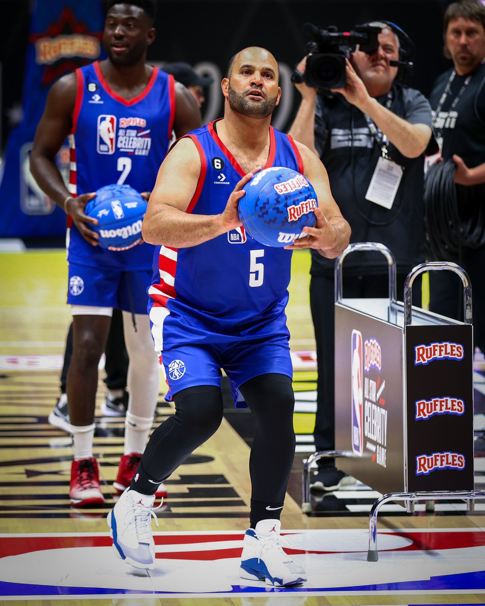 Albert Pujols on X: So many great athletes out there tonight! Thank you,  @nba for having me! Time to go ice.. #NBAAllStar #RufflesCelebGame  #TeamRyan  / X