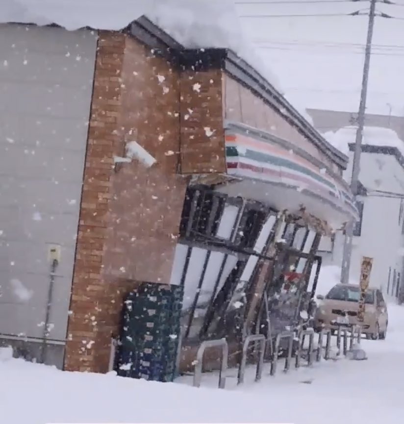 イナバ プレハブかよ 耐雪 重み セブンイレブンに関連した画像-02