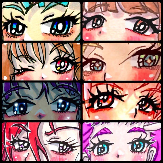 最近描いた奴〜
このタグ見ても別にやらなくていいです笑

 #このタグを見た人は自分の絵柄の目部分を見せる 
