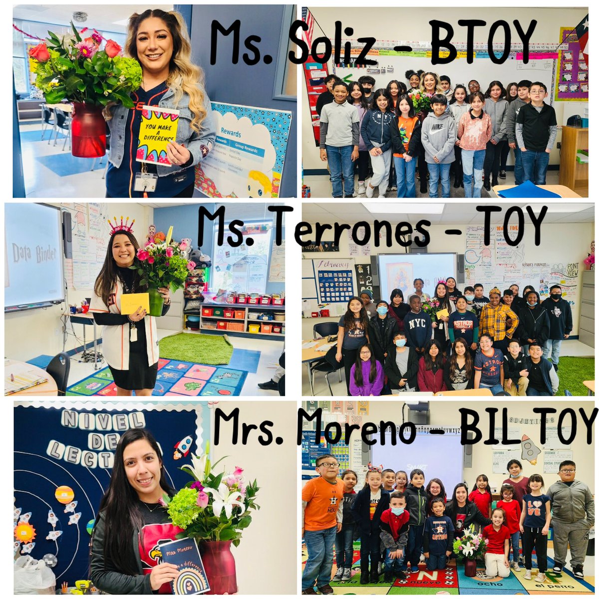 Dr. Racquel Rosenbalm (@racquelrosenbal) on Twitter photo Congratulations to <a href="/ShermanES1/">ShermanElementary</a> Teachers of the Year <a href="/joseyjo36/">Ms. Terrones</a> - Ms. Terrones - Teacher of the Year! <a href="/ms_soliz2/">Alexandra Soliz</a> - Beginning TOY, & Mrs. Moreno - Bilingual TOY! Thank you for going above & beyond for our students & community! These ladies are rockstarsπ₯³π€©πβ€οΈ <a href="/HISDElementary2/">HISD Elementary School Office 2</a> Congratulations to <a href="/ShermanES1/">ShermanElementary</a> Teachers of the Year <a href="/joseyjo36/">Ms. Terrones</a> - Ms. Terrones - Teacher of the Year! <a href="/ms_soliz2/">Alexandra Soliz</a> - Beginning TOY, & Mrs. Moreno - Bilingual TOY! Thank you for going above & beyond for our students & community! These ladies are rockstarsπ₯³π€©πβ€οΈ <a href="/HISDElementary2/">HISD Elementary School Office 2</a>