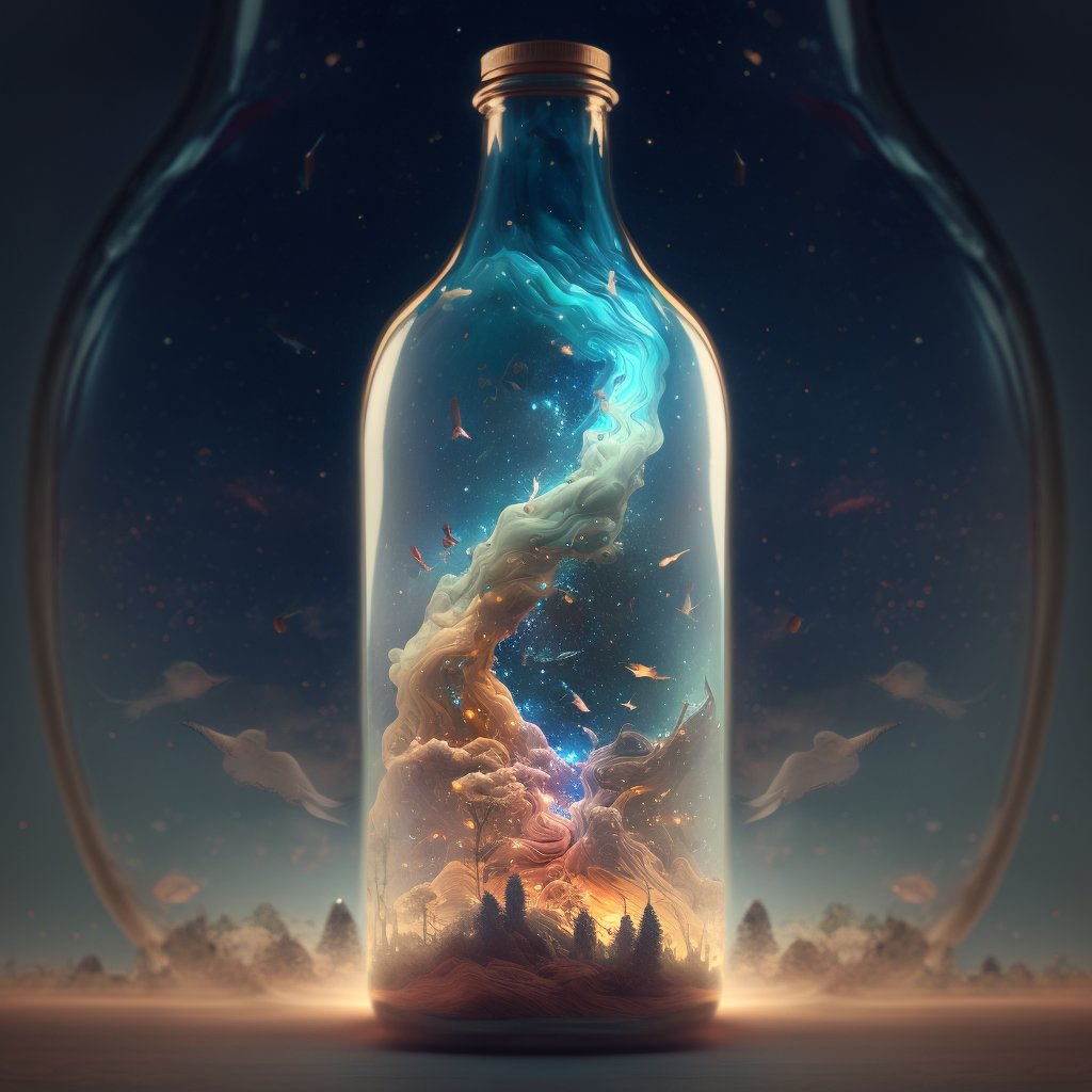 The Universe is contained in itself.

We both contain eachother. 😉