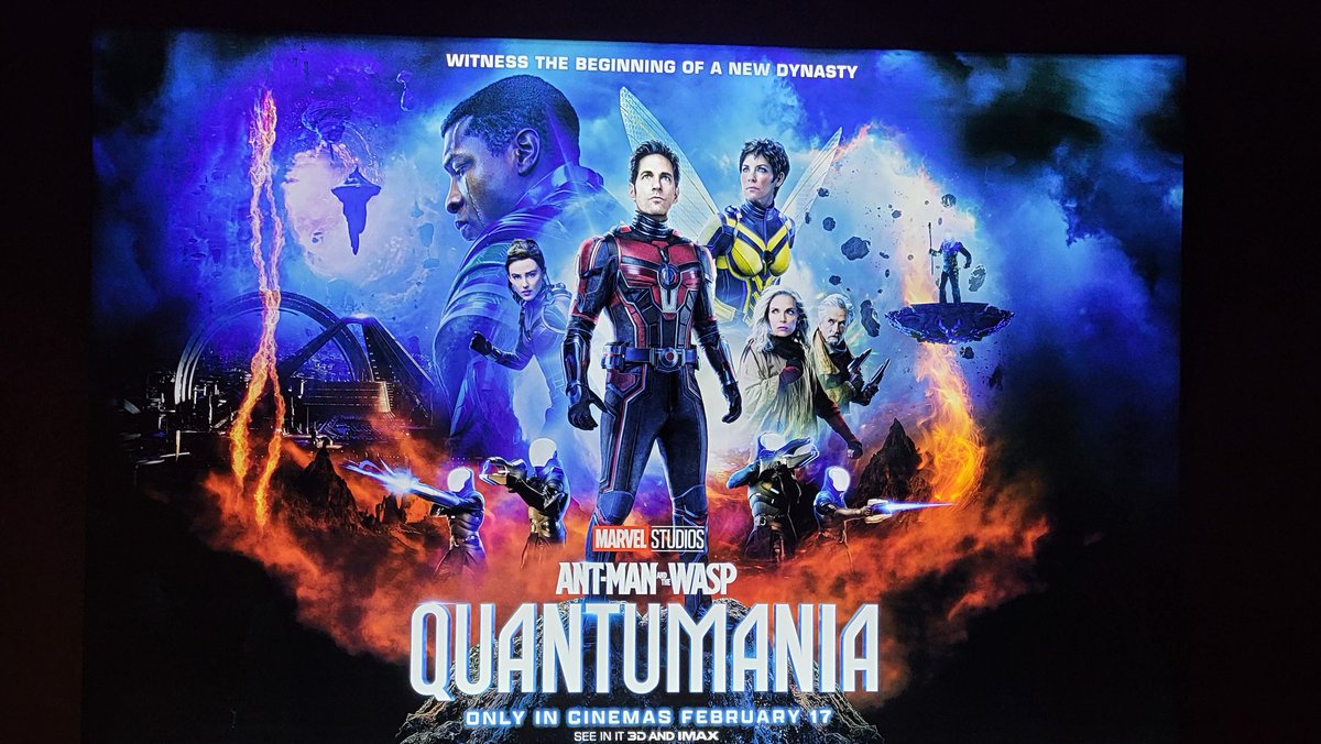 What an awesome film #AntManAndTheWaspQuantumania    is. Great story, fantastic cast and brilliant link into the next part. #Marvel #MarvelStudios #PaulRudd <a href="/cineworld/">Cineworld</a> #Phase5 #AntManAndTheWasp