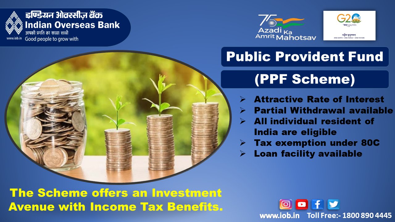 Indian Overseas Bank on X: &ldquo;Open PPF account today with IOB and 