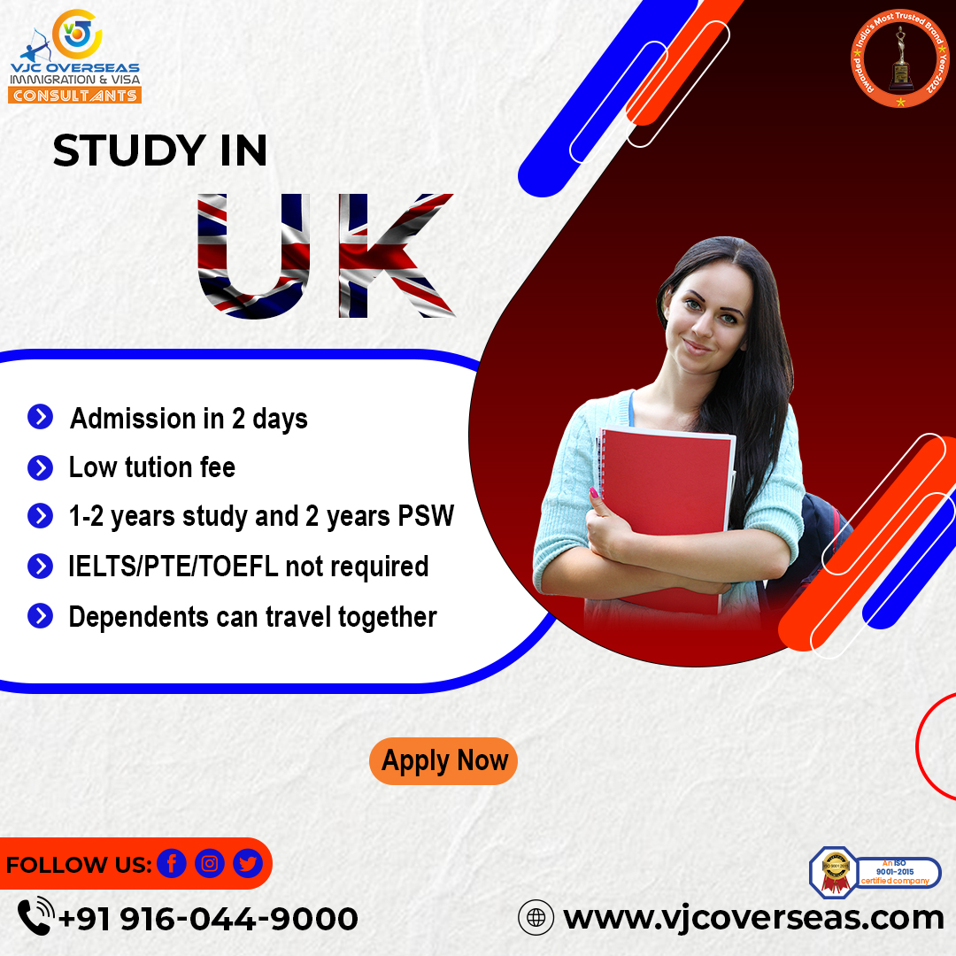 VJCOVERSEAS's tweet image. International #Students  looking for #studyprograms in the #UK will always find a warm welcome here. Providing high-quality teaching and learning to suit everyone
Consult #VJCOVERSEAS ( Awarded as India&apos;s Most Trusted Brand )
vjcoverseas.com