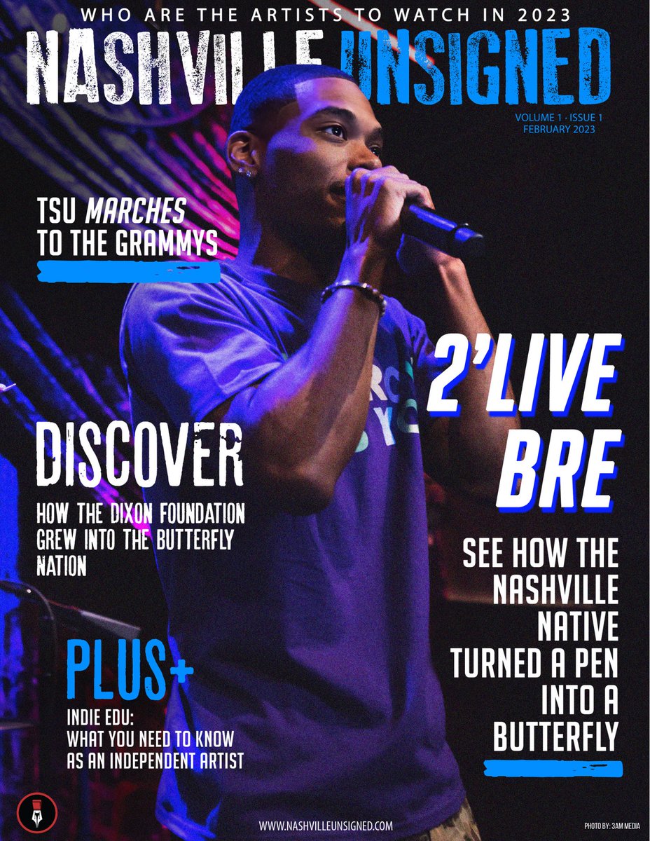 Nashville Unsigned (@nashunsigned) on Twitter photo We back bitches! Come check out our full digital magazine vol. issue 1 ft <a href="/2LiveBre/">2’Live Bre</a> on the cover. Don’t miss Bre’s charity event at <a href="/CityWineryNSH/">CityWineryNSH</a> on 3/18. Read the full mag here - issuu.com/nashvilleunsig… #nashvilleUnsigned #independent #indie #unsigned #artist #producer #writer We back bitches! Come check out our full digital magazine vol. issue 1 ft <a href="/2LiveBre/">2’Live Bre</a> on the cover. Don’t miss Bre’s charity event at <a href="/CityWineryNSH/">CityWineryNSH</a> on 3/18. Read the full mag here - issuu.com/nashvilleunsig… #nashvilleUnsigned #independent #indie #unsigned #artist #producer #writer
