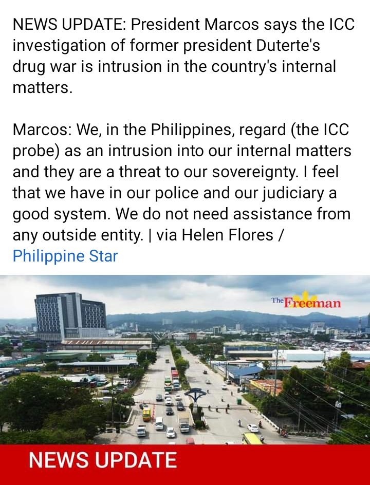 manigsaca's tweet photo. Dear Pures, Ngayon nyo sabihin na di pinoprotektahan ni PBBM si PRRD. https://t.co/BWsLbskdxc