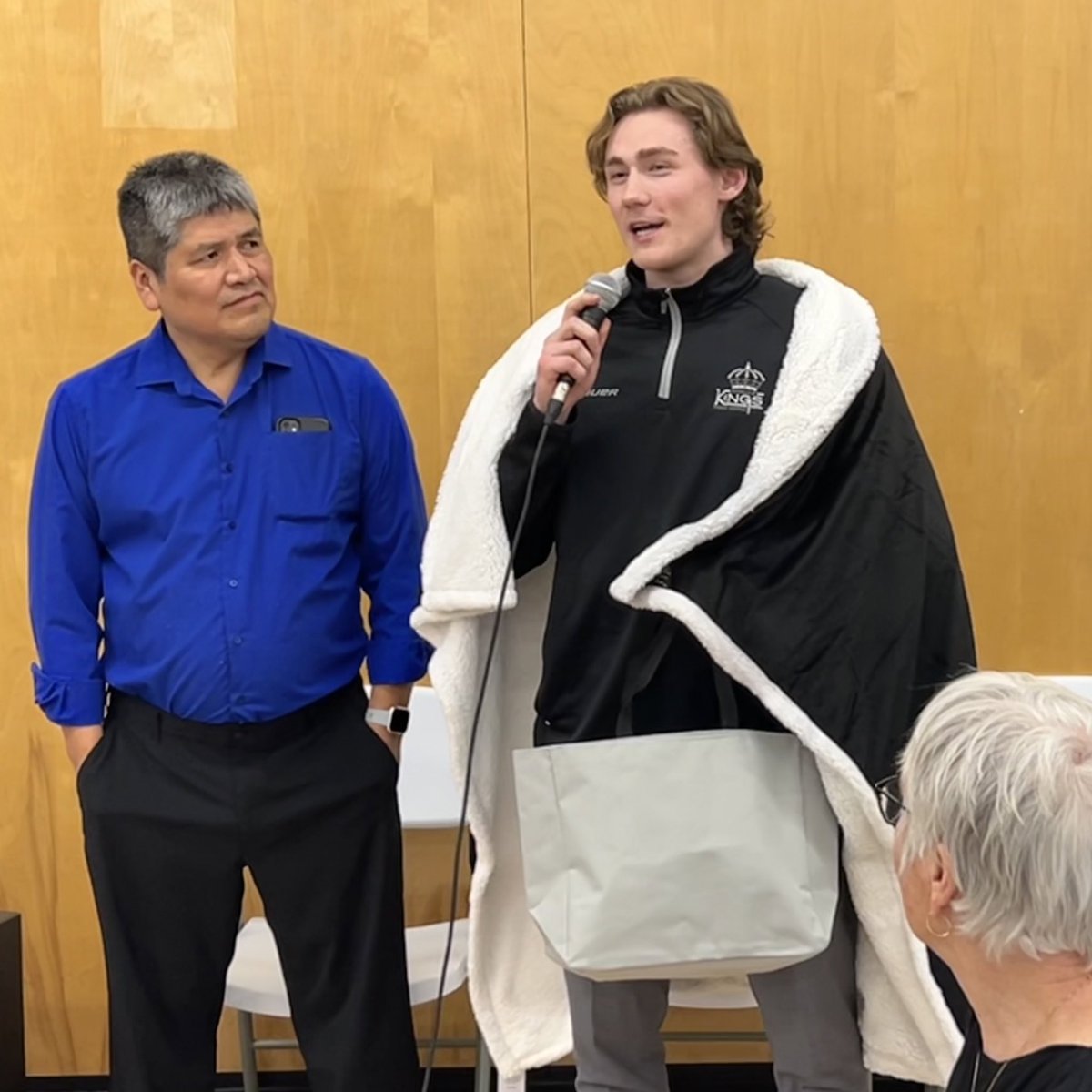 SpruceKings's tweet photo. What an incredible evening!

Day 1 of the @BCHockeyLeague Road Show in Burns Lake wraps up with a Traditional Feast put on by the Lake Babine Nation. 

Thank you!! https://t.co/5YgF8zVhfn