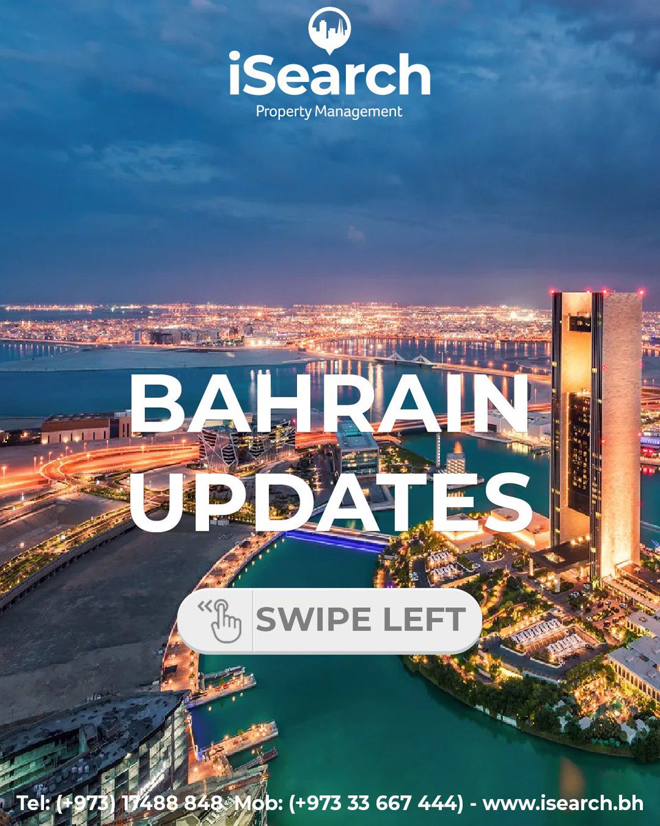 isearch_bh's tweet photo. BAHRAIN UPDATES
Source: GDN News
For leasing and Inquiries
Call on 33667444 - 17488848
-
-
-
#news #bahrain #love #follow #breakingnews #trending #viral #instagood #new #sports #business #newsupdate #info #currentaffairs #newspaper #realestate #properties #gdn #constructions #bh https://t.co/7QRg7wbvZ7