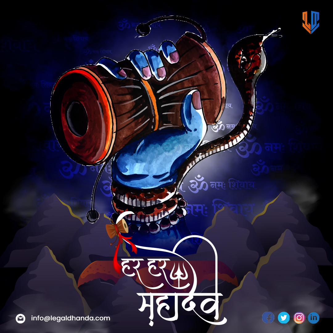 legaldhanda's tweet photo. May Lord Shiva give power and strength to everyone facing difficulties. Wishing you and your family a happy Maha Shivratri.

#legaldhanda #mahashivratri #startup #intellectualproperty #registered #copyright #tmfiling #trademarkfiling #legalservices #karkedekho https://t.co/7J0jRsnB4T