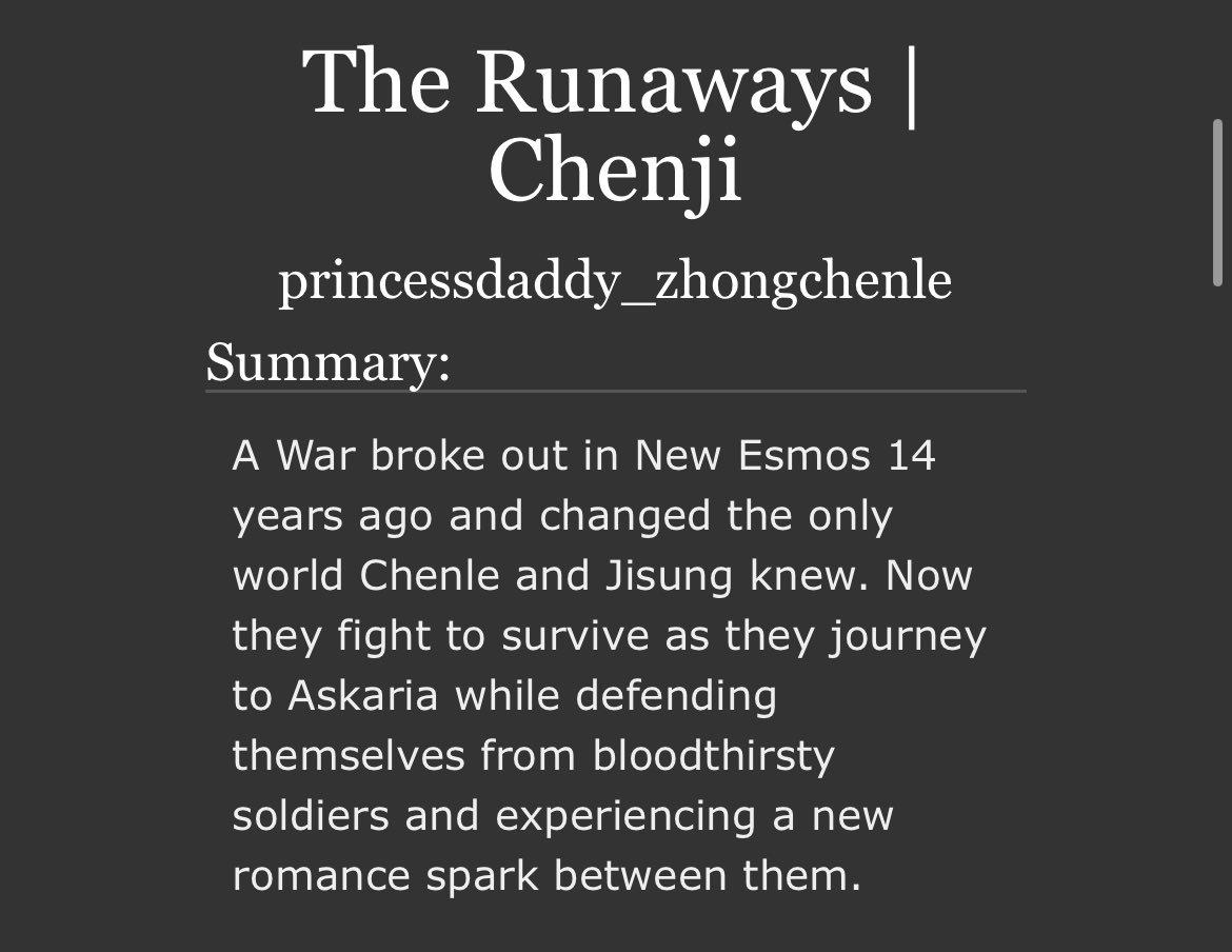 princessdaddyzc's tweet photo. #Chenji Au

🌀strangers (ish) friends to lovers
🌀action adventure 
🌀adventure
🌀 dystopian
🌀post war  

🔗: https://t.co/TX0vPFOwg5 https://t.co/9F9k8aCwZ4
