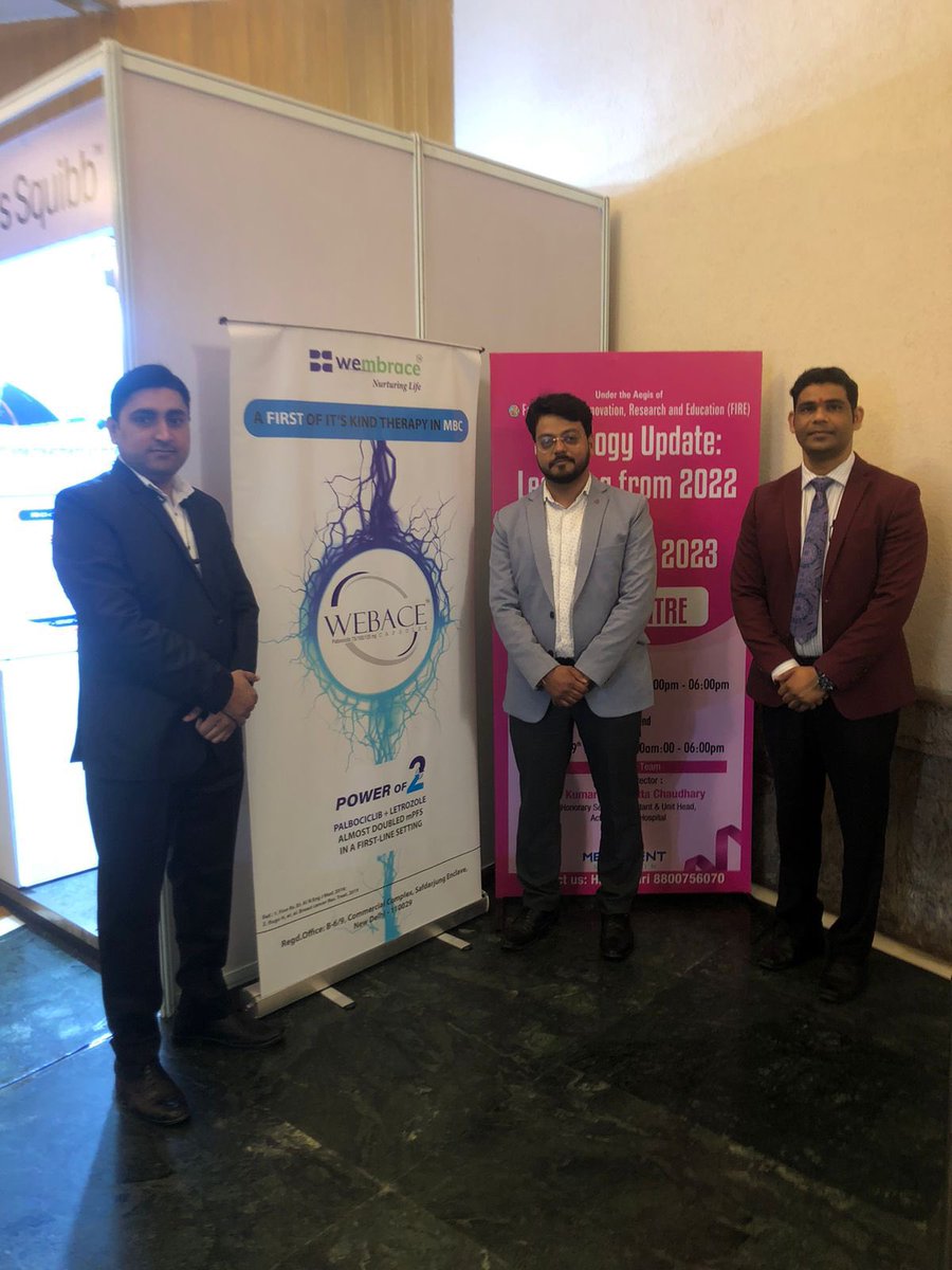 wembrace_'s tweet image. Attending conference - #ONCOLOGY UPDATE LEARNING FROM 2022 FOR JOURNEY IN 2023 with Team #Wembrace

#webace #resmo #wembrace  #wembracebiopharma #oncology  #irch #aiims #drug #embracehealthcare #medical #pharma #pharmaceutical #nutritionist #palbociclibe #letrozole #mpfs