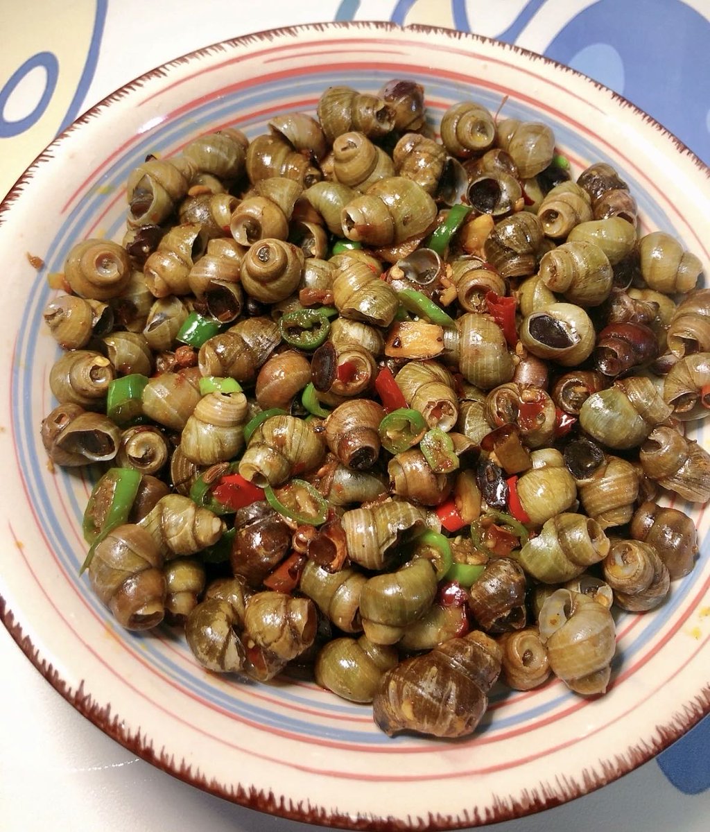 ShLetsMeet's tweet photo. #SpiralShells are now in a season with optimal nutrition and flavor. They are at the most succulent and tender state around #Qingming when they are ready to reproduce. Locals love to braise them in soy sauce. Other options include marinating them in brine or grilling with salt. https://t.co/zJ34EARQWw