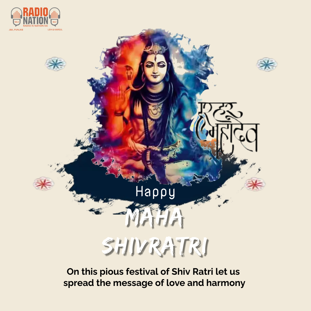 RadioNation_1's tweet photo. May the blessings of Lord Shiva be with you and your family on this beautiful occasion of Mahashivratri. May you have a blessed and joyous celebration!

Radio Nation wishes you all a very Happy Maha Shivratri #Mahashivratri  #Mahashivratri2023 https://t.co/5pIoEHtrJz