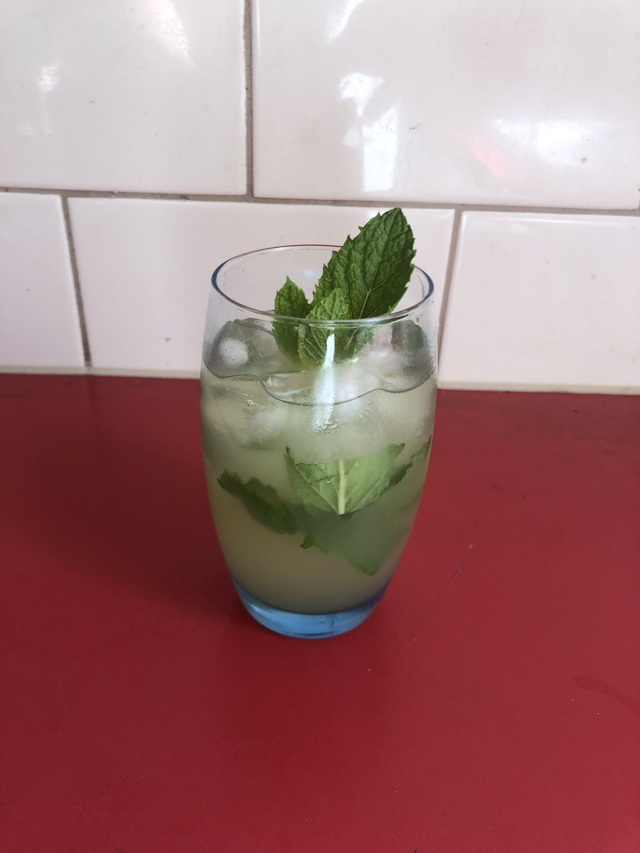 Having a little experiment, pineapple mojitos. Success, I think.