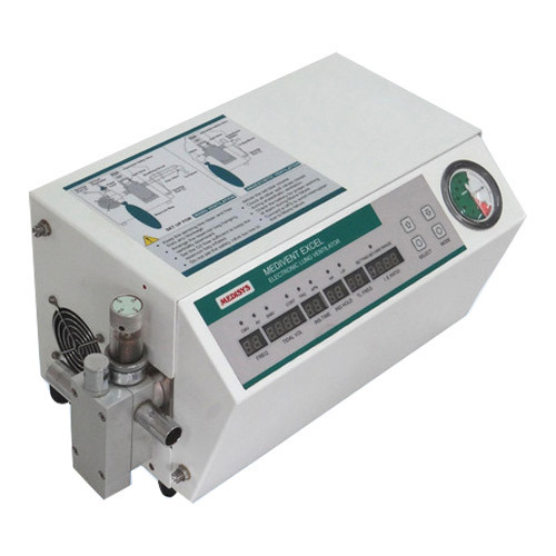 GlamaticPharma's tweet photo. MEDISYS MEDIVENT EXCEL ANAESTHESIA / ICU VENTILATOR

Flow generator type
Modes: CMV, CMV + Assist, SIMV
Tidal Volume–50-1200 ml
Frequency:6-40 BPM
Inspiratory Time: 0.4-3 seconds
I : E Ratio: 1:1-1:5
Apnea Backup–Every 4 secs
Safety Pressure:10 to 60 cm H2O
Power Consumption:60 W https://t.co/cpuQMbgOKb